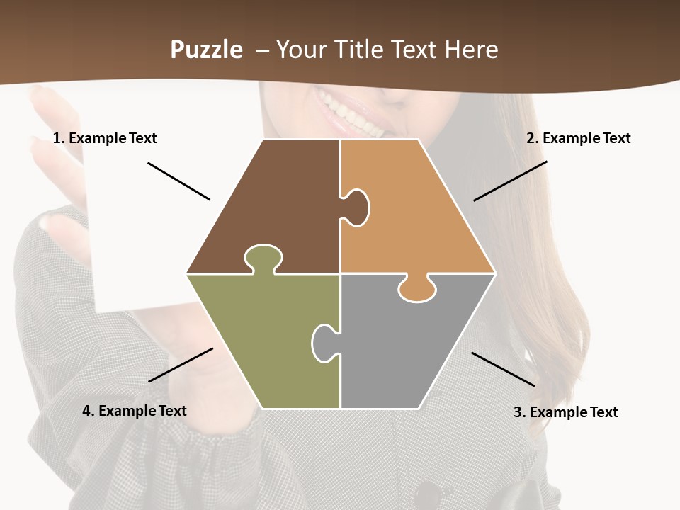 Banner Female Girl PowerPoint Template