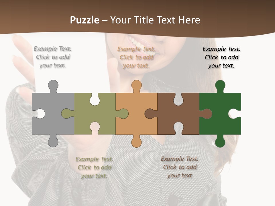 Banner Female Girl PowerPoint Template