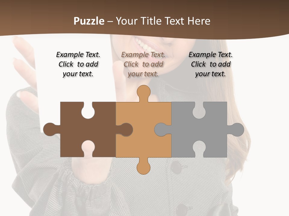 Banner Female Girl PowerPoint Template