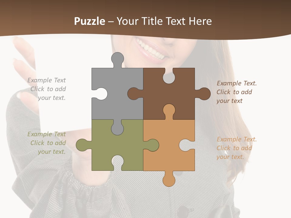 Banner Female Girl PowerPoint Template