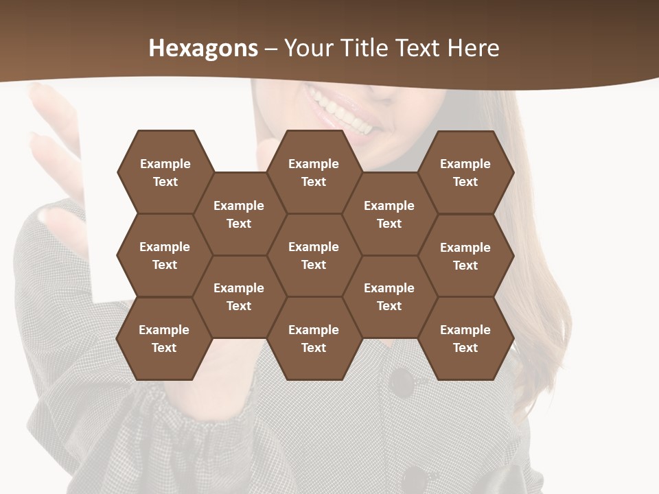 Banner Female Girl PowerPoint Template