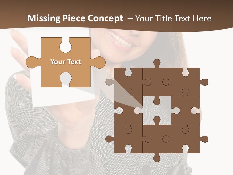 Banner Female Girl PowerPoint Template