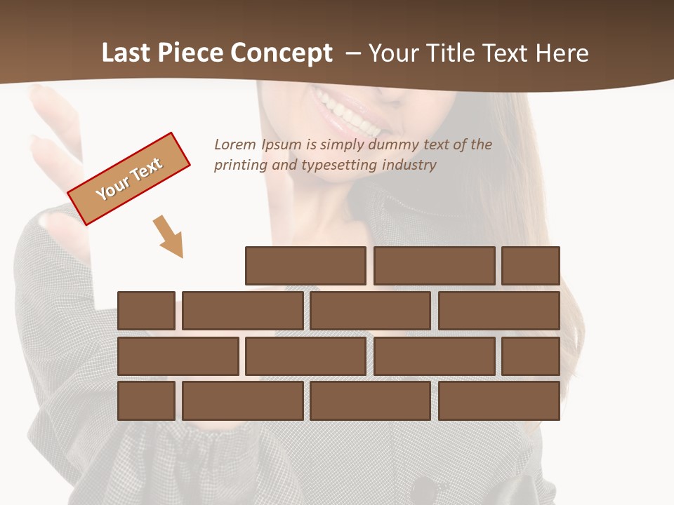 Banner Female Girl PowerPoint Template