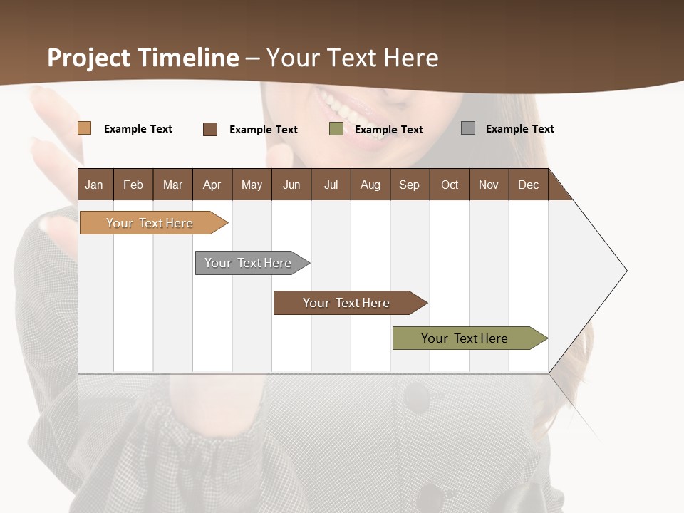 Banner Female Girl PowerPoint Template
