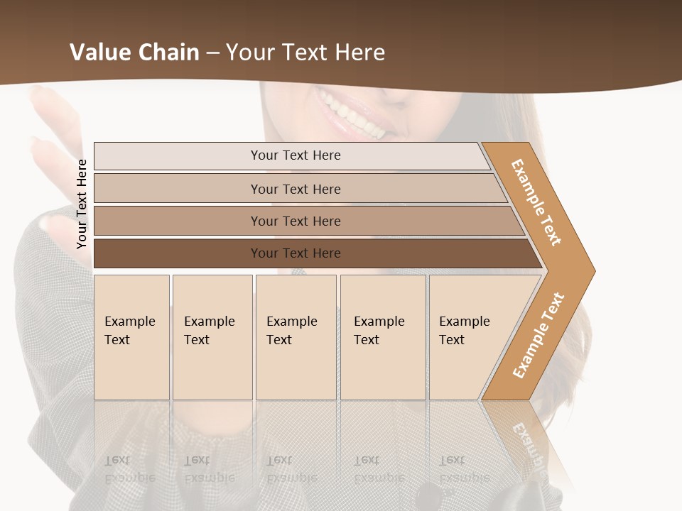 Banner Female Girl PowerPoint Template