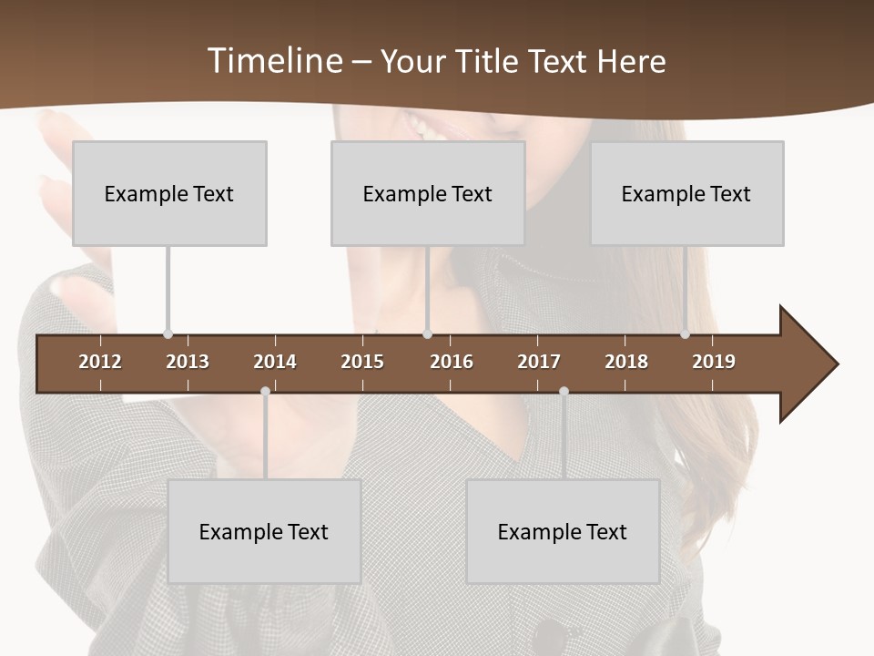 Banner Female Girl PowerPoint Template