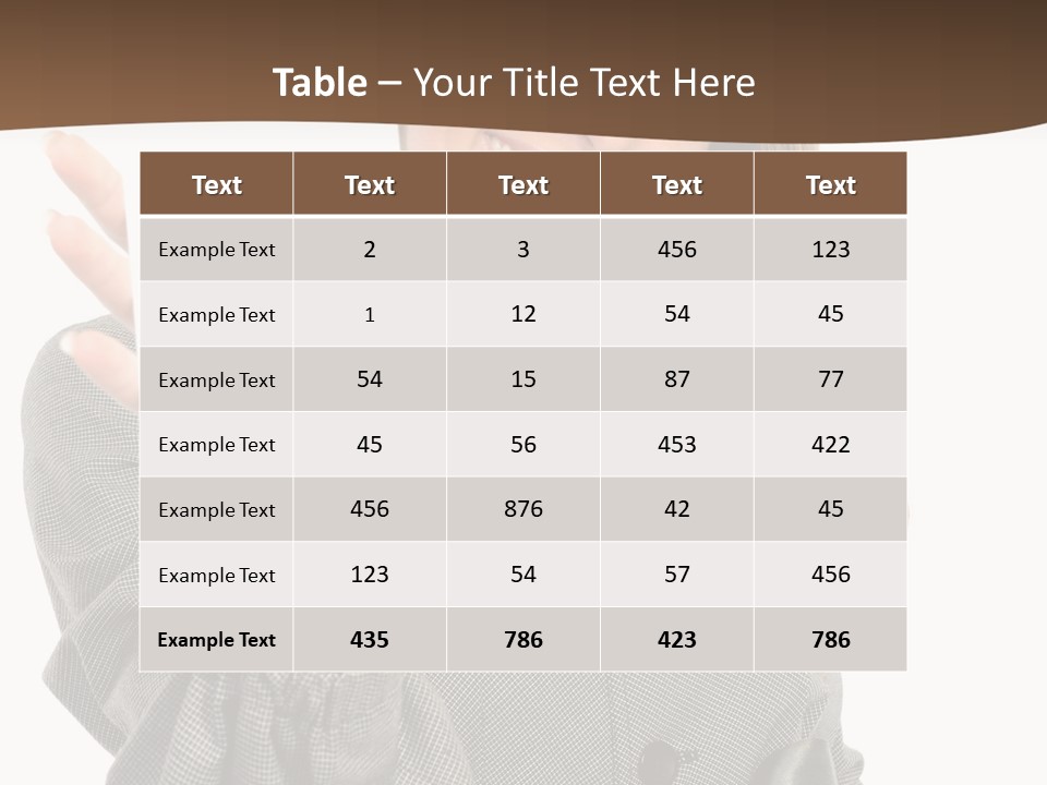 Banner Female Girl PowerPoint Template