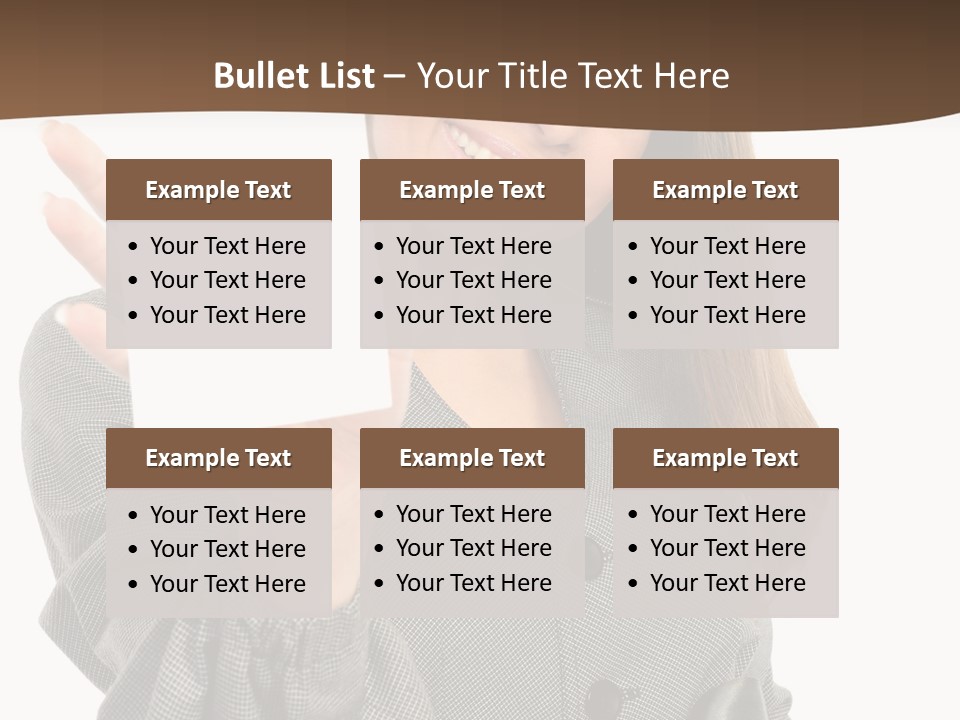 Banner Female Girl PowerPoint Template