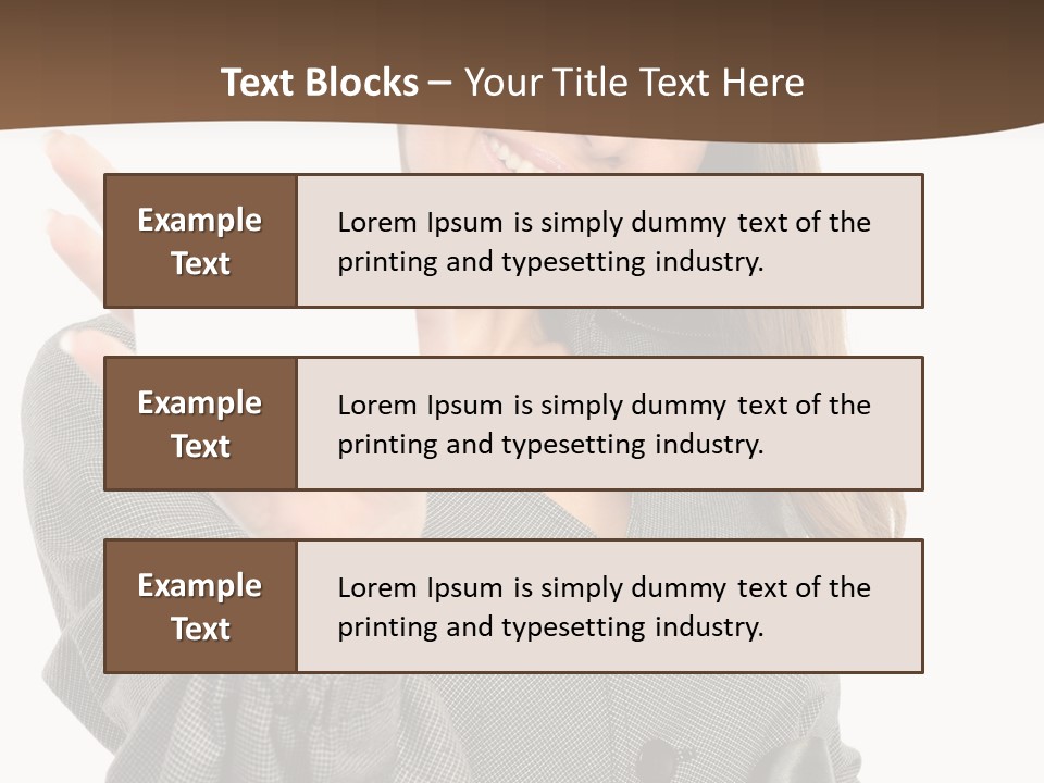 Banner Female Girl PowerPoint Template