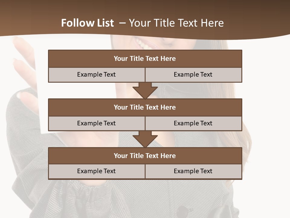 Banner Female Girl PowerPoint Template