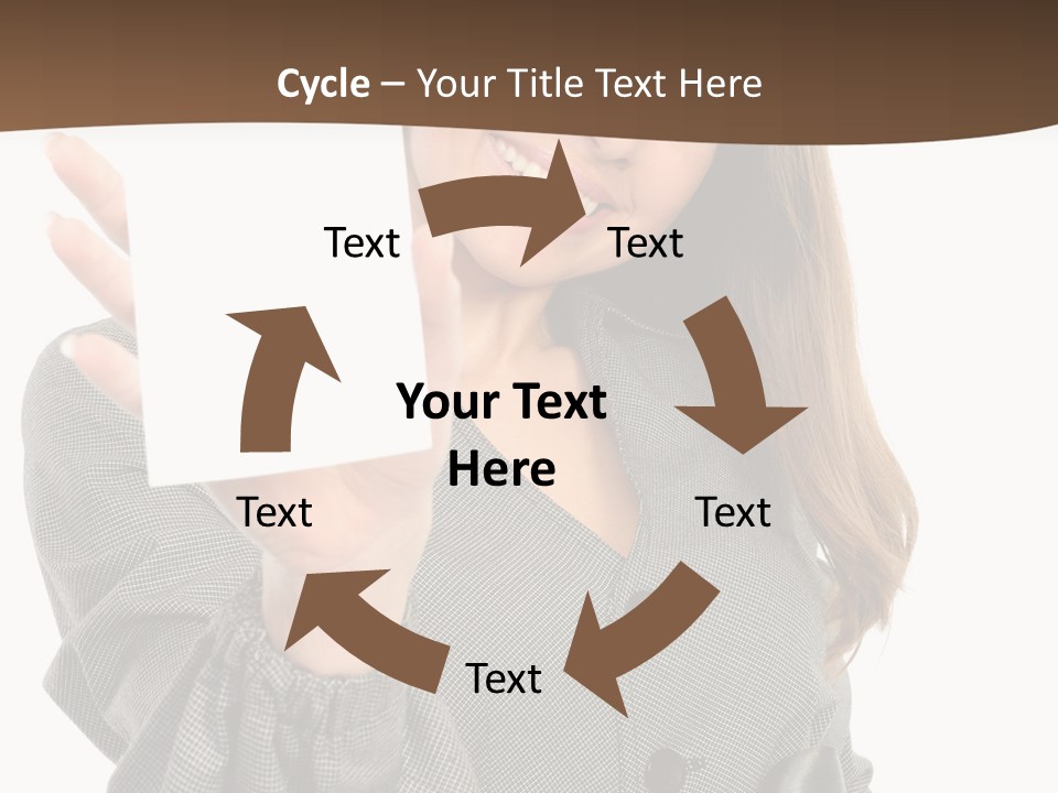 Banner Female Girl PowerPoint Template