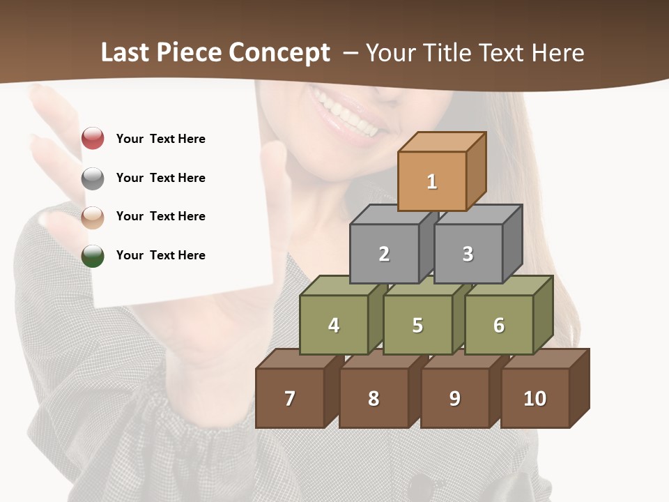 Banner Female Girl PowerPoint Template