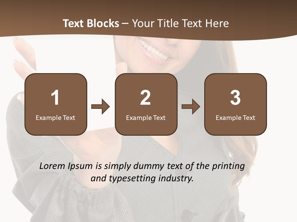 Banner Female Girl PowerPoint Template