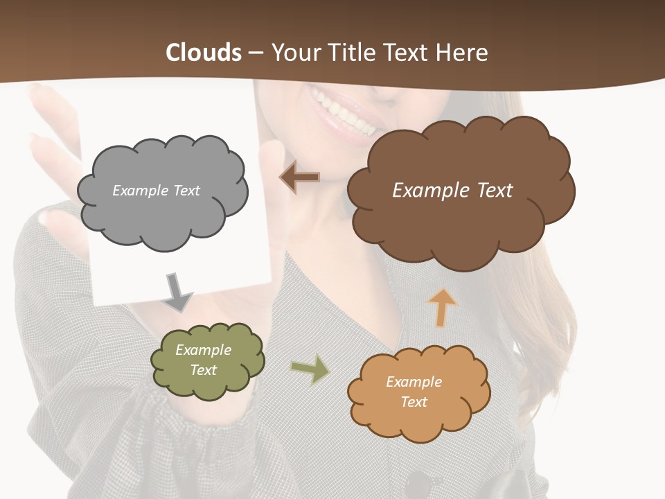 Banner Female Girl PowerPoint Template