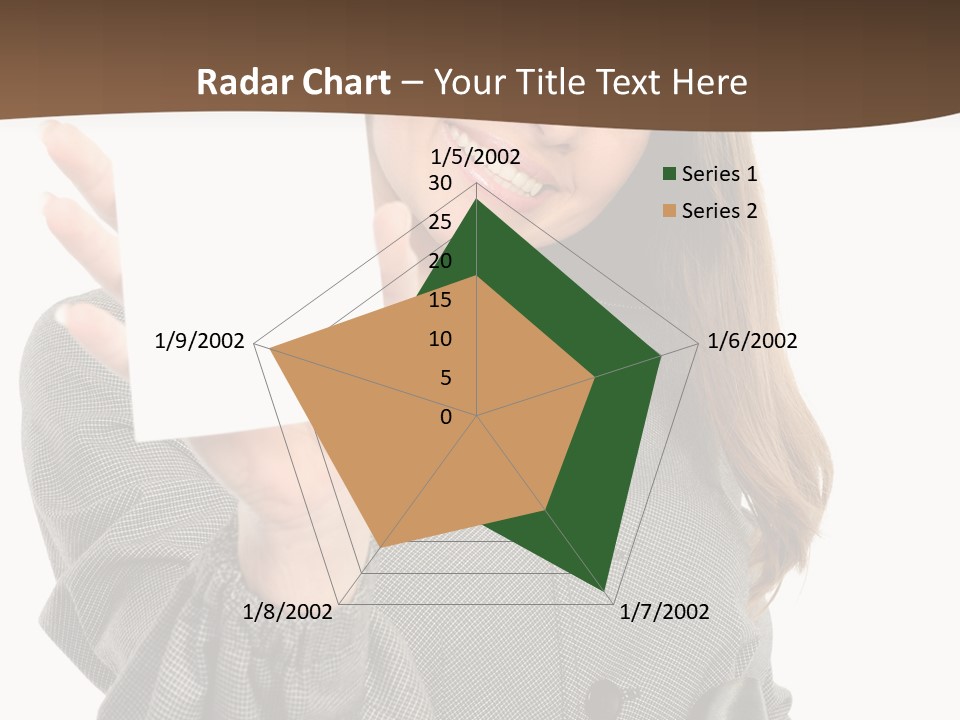 Banner Female Girl PowerPoint Template