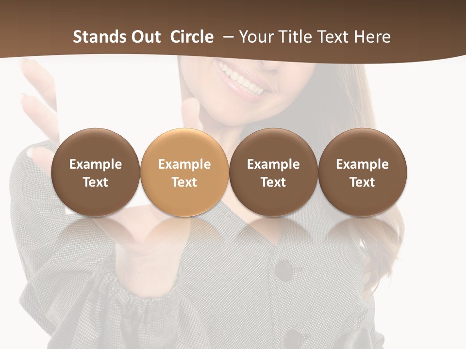 Banner Female Girl PowerPoint Template