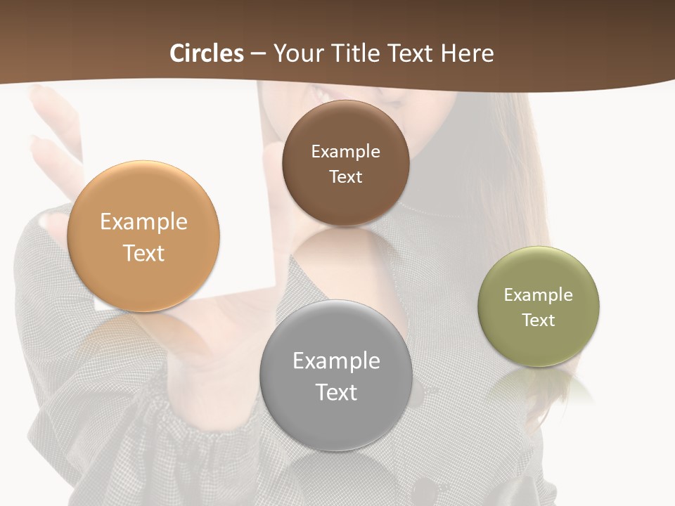 Banner Female Girl PowerPoint Template