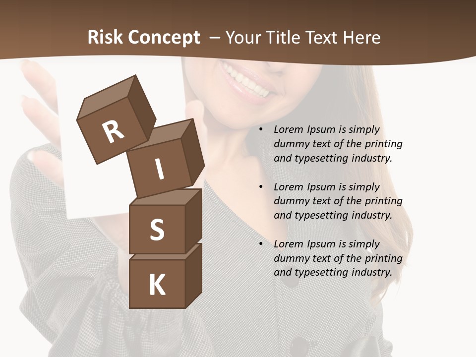 Banner Female Girl PowerPoint Template