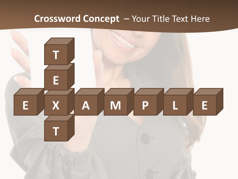 Banner Female Girl PowerPoint Template