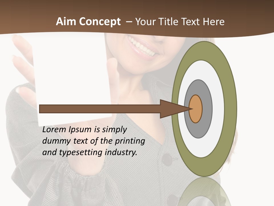 Banner Female Girl PowerPoint Template