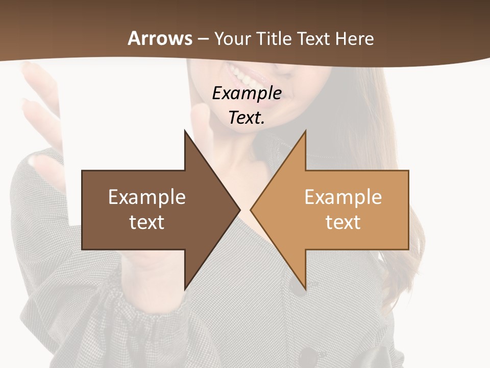 Banner Female Girl PowerPoint Template