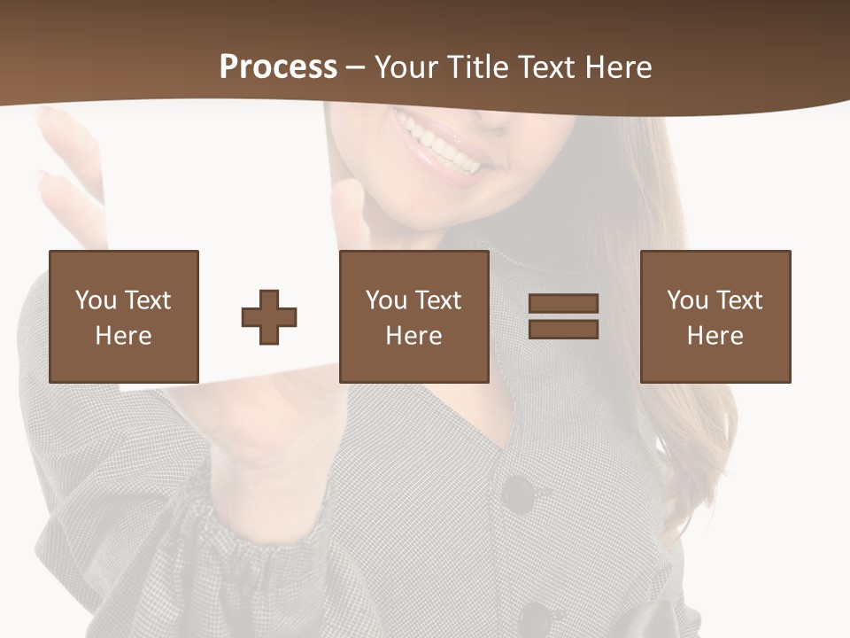 Banner Female Girl PowerPoint Template