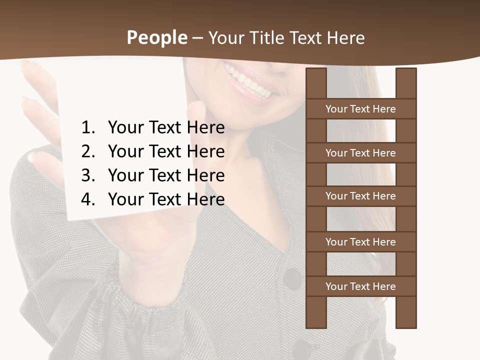 Banner Female Girl PowerPoint Template