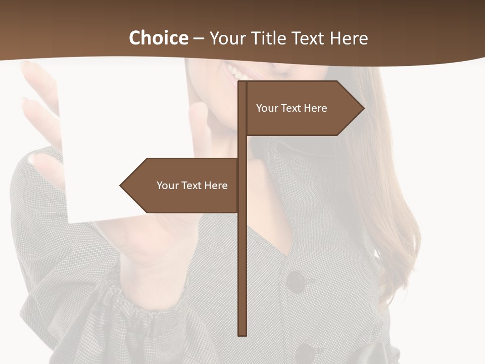 Banner Female Girl PowerPoint Template