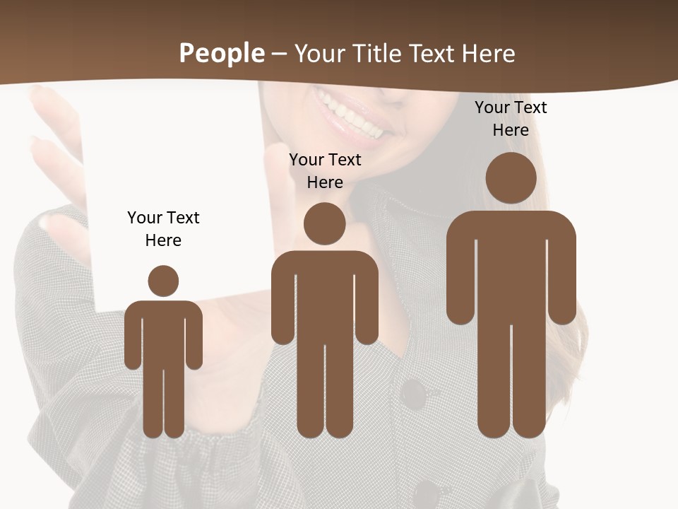 Banner Female Girl PowerPoint Template