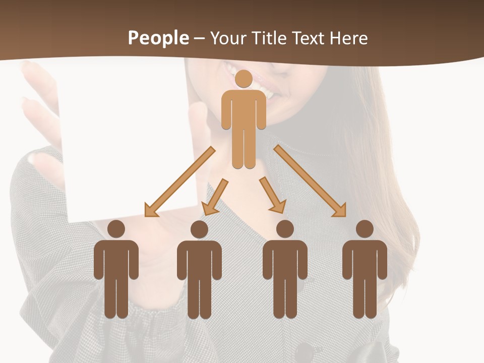 Banner Female Girl PowerPoint Template