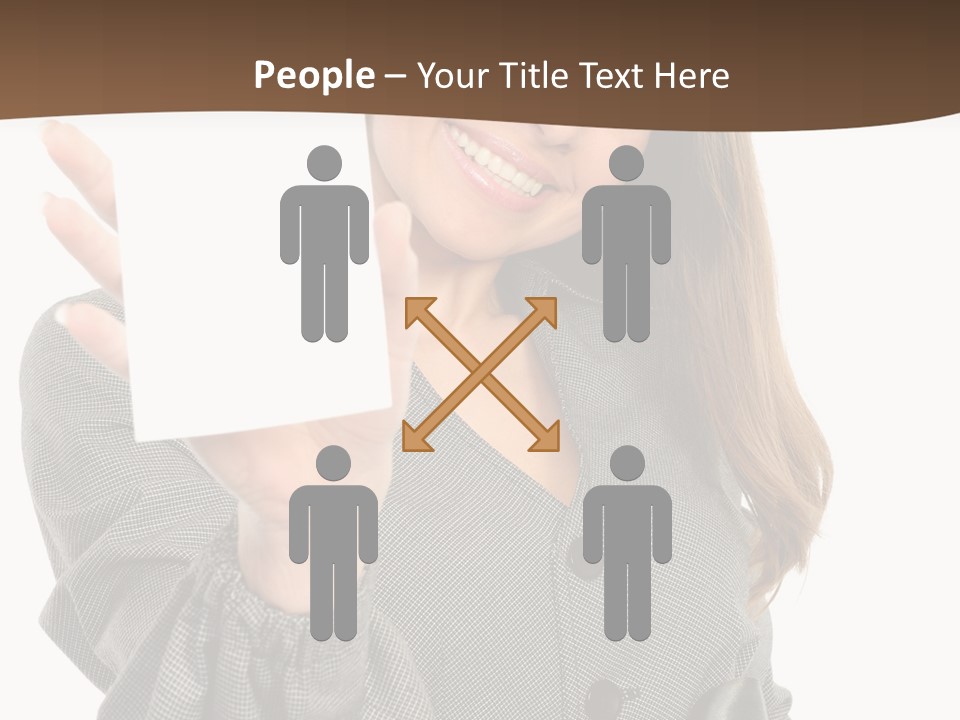 Banner Female Girl PowerPoint Template