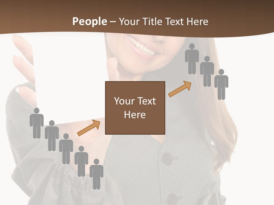 Banner Female Girl PowerPoint Template