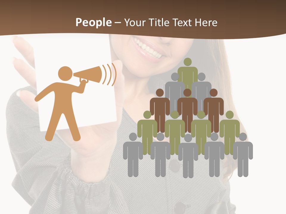 Banner Female Girl PowerPoint Template