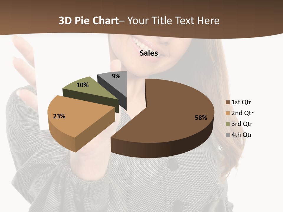 Banner Female Girl PowerPoint Template