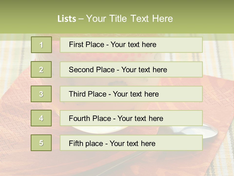 Dieting Tasty Red PowerPoint Template