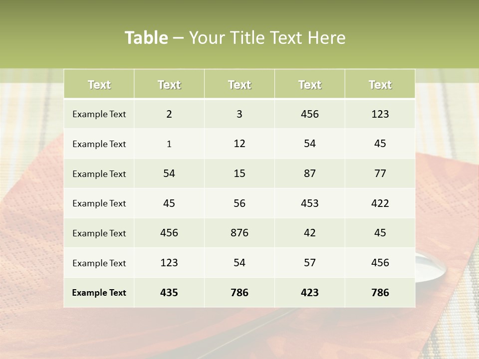 Dieting Tasty Red PowerPoint Template