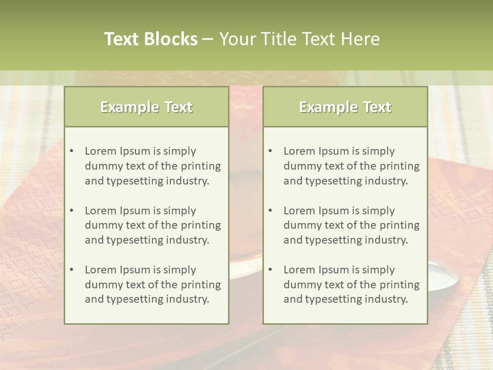 Dieting Tasty Red PowerPoint Template