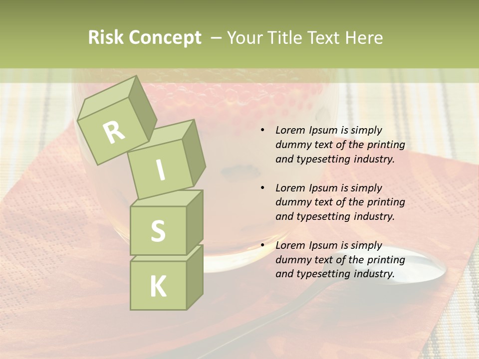 Dieting Tasty Red PowerPoint Template