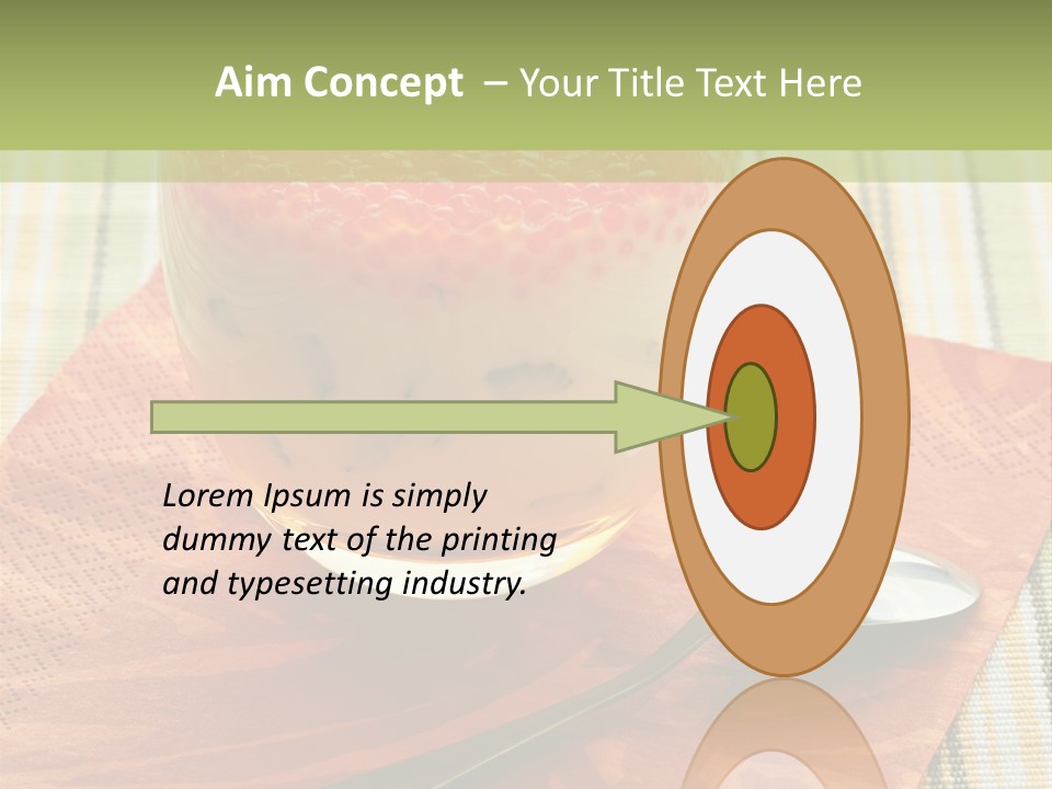 Dieting Tasty Red PowerPoint Template