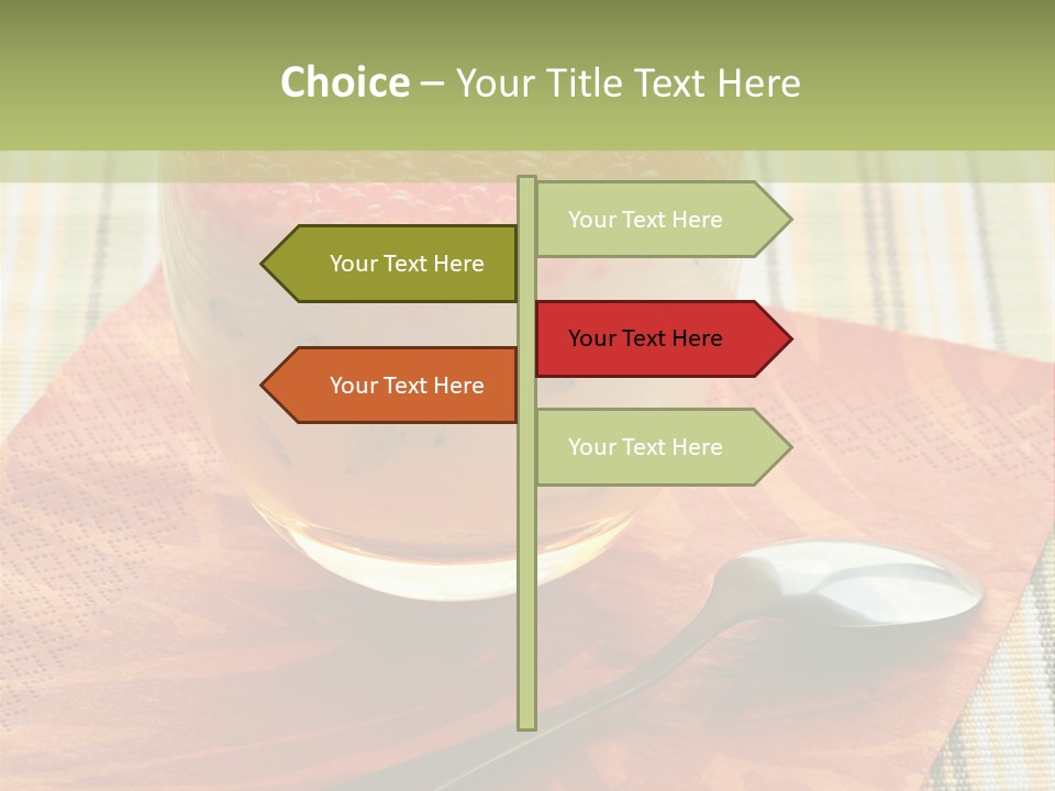 Dieting Tasty Red PowerPoint Template