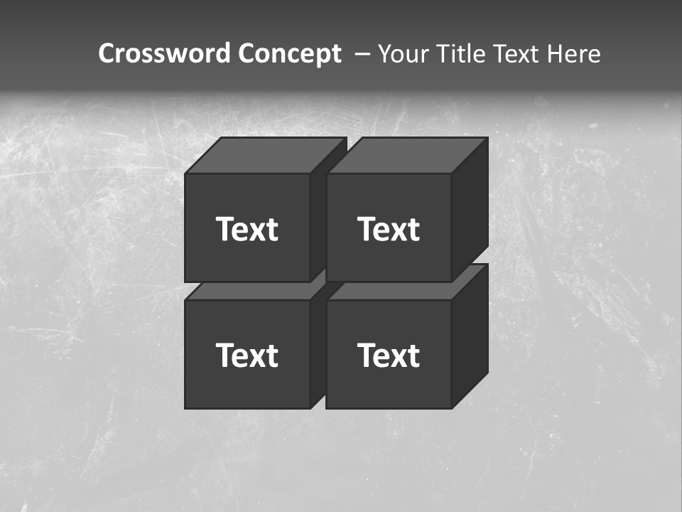 Grunge Metal Texture PowerPoint Template