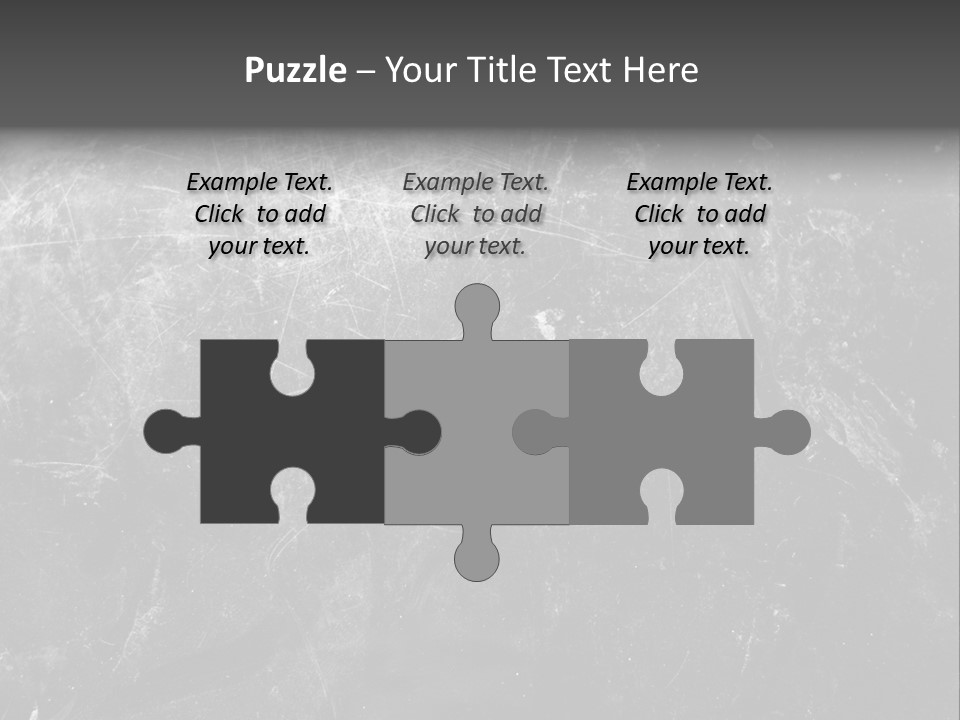 Grunge Metal Texture PowerPoint Template