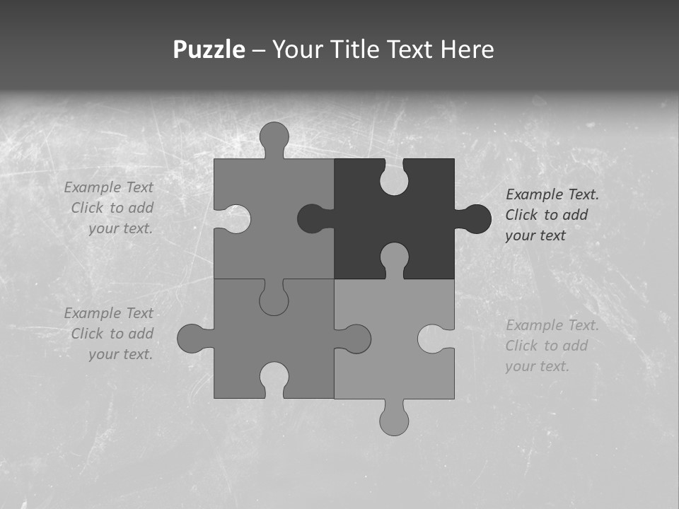Grunge Metal Texture PowerPoint Template