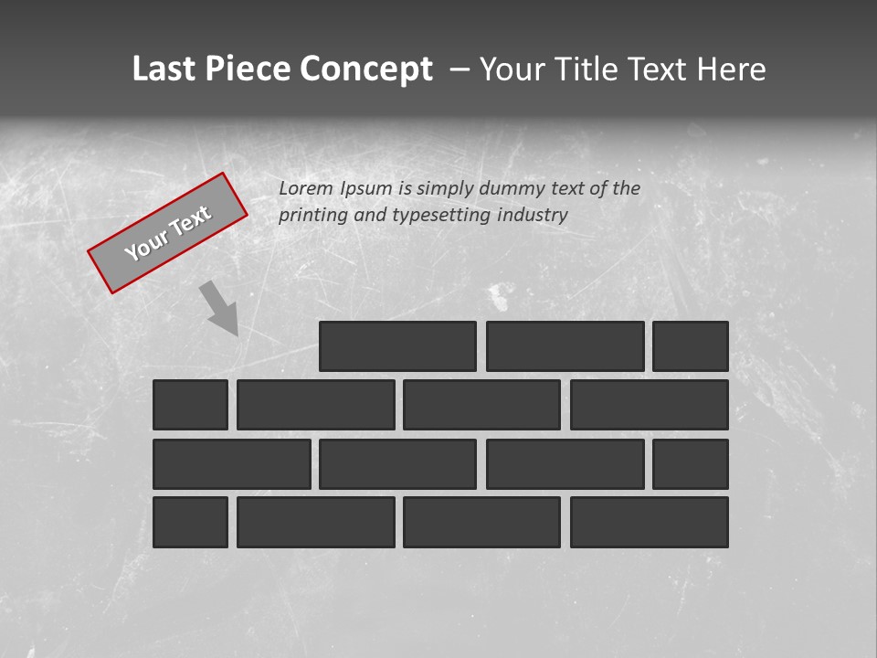 Grunge Metal Texture PowerPoint Template