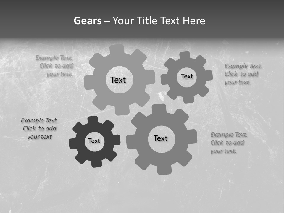 Grunge Metal Texture PowerPoint Template