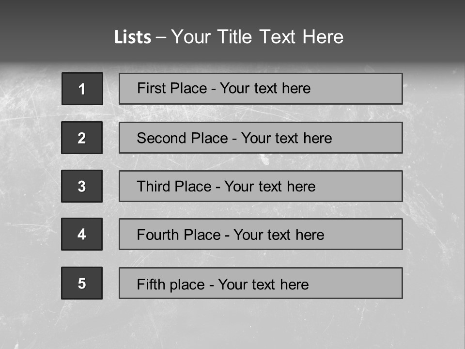Grunge Metal Texture PowerPoint Template