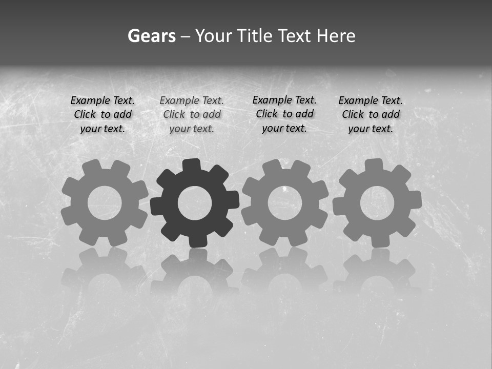 Grunge Metal Texture PowerPoint Template