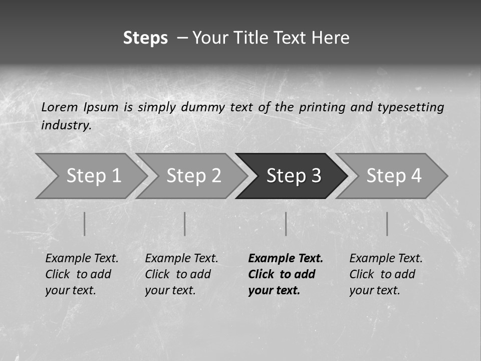 Grunge Metal Texture PowerPoint Template