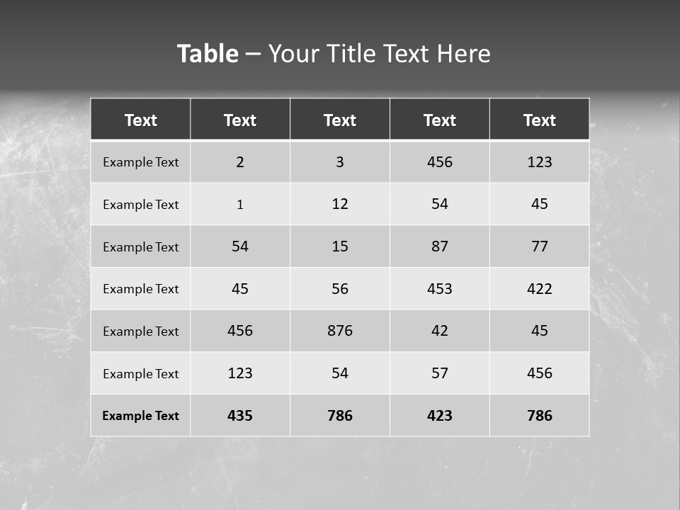 Grunge Metal Texture PowerPoint Template