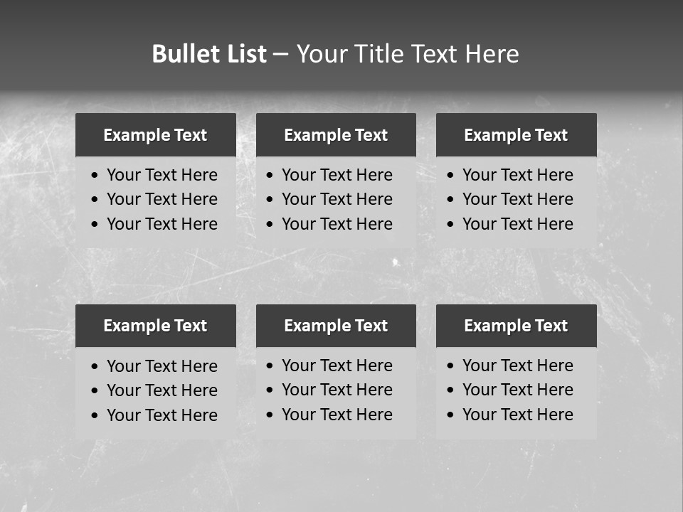 Grunge Metal Texture PowerPoint Template